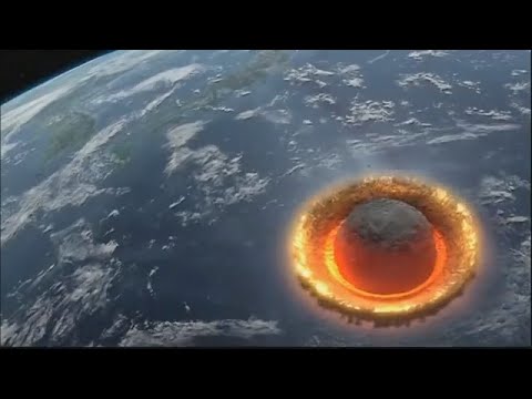 simulação SE UM METERORO CAISSE NA TERRA