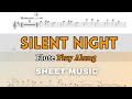Silent Night | Easy Flute Play Along  (Sheet Music/Full Score)