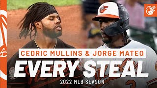 All of Mullins & Mateo’s Record-Breaking Steals from 2022 | Baltimore Orioles
