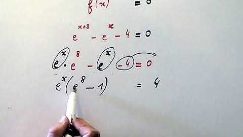 Fonction exponentielle et intersection avec les axes. Maths terminale