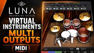 The Joy of Working with Virtual Instruments, Multi-Outputs and MIDI in LUNA.