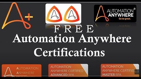 Free Automation Anywhere Advanced, Master RPA Certifications Exam !!