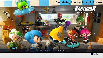 KartRider: Drift Global Racing Test - Completing Intermediate (L3) license