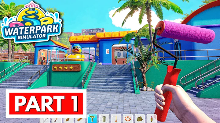 WATERPARK SIMULATOR - Full Gameplay Walkthrough Part 1 [FULL GAME] No Commentary