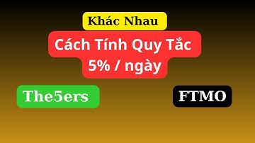 Cẩn Thận Cách Tính quy tắc 5% The5ers và FTMO