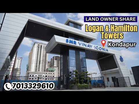 Land Owner Share SMR Vinay ICONIA 2 3 4BHK Premium Gated Community Kondapur Hyderabad 