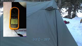 X-Mid UL 1P Tent On Snow! X-Mid UL 1P Tent On Snow!