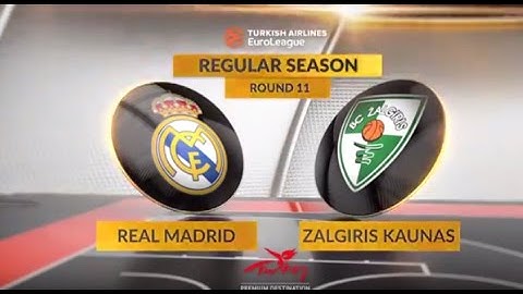 Highlights: Real Madrid-Zalgiris Kaunas