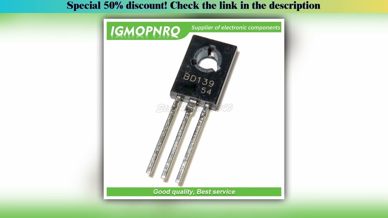 Unboxing 50pcs BD139 D139 TO-126 NPN 1.5A 80V  NPN Epitaxial  Triode Transistor new original