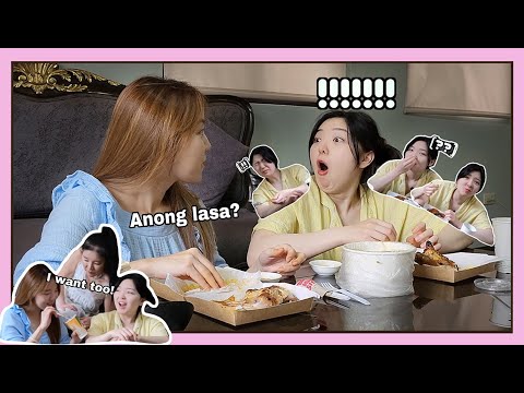 FILIPINO FOOD MUKBANG WITH KOREAN FAMILY (nagkamay kami) + [<strong>REVEAL</strong>] MY MOM IS A <strong>MODEL</strong> // DASURI CHOI