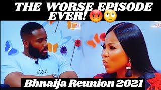 BBNAIJA REUNION 2021: ERICA MESSED UP AGAIN | EBUKAS QUESTIONS POLITICAL | LAYCON &  VEE | FSWG