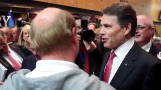 Rick Perry @ Iowa GOP Reagan Dinner Reception