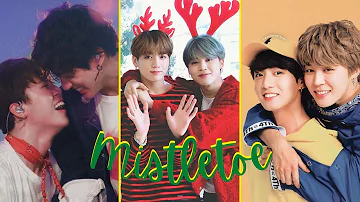 ✨ BTS JIMIN & JUNGKOOK 🎄 Mistletoe Christmas Day 1 Hour 🎄 Christmas Song One Hour 🎅