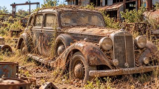 They Found a Forgotten 1937 Mercedes-Benz W142 Rusting Away — Full Restoration to Stunning Beauty