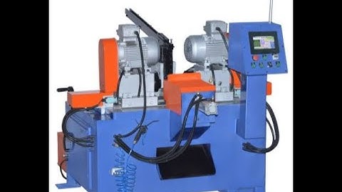 fully automatic Hydraulic double end tube/pipe chamfering machine