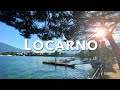 LOCARNO Switzerland 4K🇨🇭 Lago Maggiore Ticino Travel Walking Tour -  Lakeside Walk