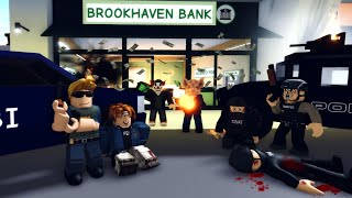 ROBLOX Brookhaven RP  FUNNY MOMENTS (FBI 1  Robbery)