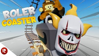 PAHLAWAN NYEMOT NAIK ROLLER COASTER HORROR!! Escape The Theme Park Roblox [INDO] -Super Seru!