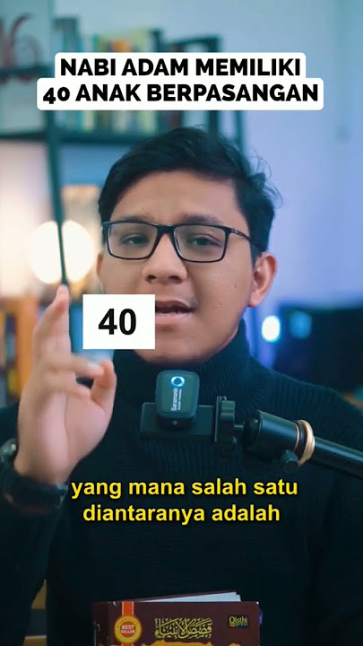 NABI ADAM PUNYA 40 ANAK