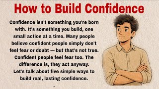 ✨ English Practice | How to Build Confidence | Easy English Listening