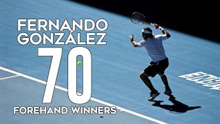 Fernando González - 70 Forehand Winners