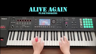 Video thumbnail of "Alive Again - Planetshakers | #DGospelMuso Keyboard Cover with Lyrics"