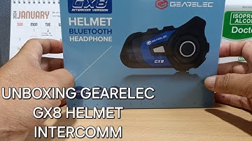 UNBOXING GEARELEC GX8 HELMET INTERCOMM - CHEAP WITH GOOD QUALITY