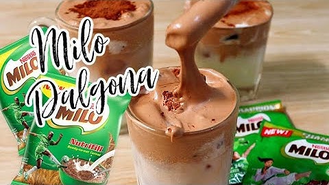 Milo Dalgona | Trending Dalgona Milo without Mixer | Without Eggs or Without Ovalette