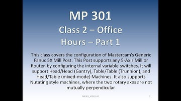 MP 301 - Video-7 - 5X PP AUG 2017 DAY 2 Office Hours Part 1