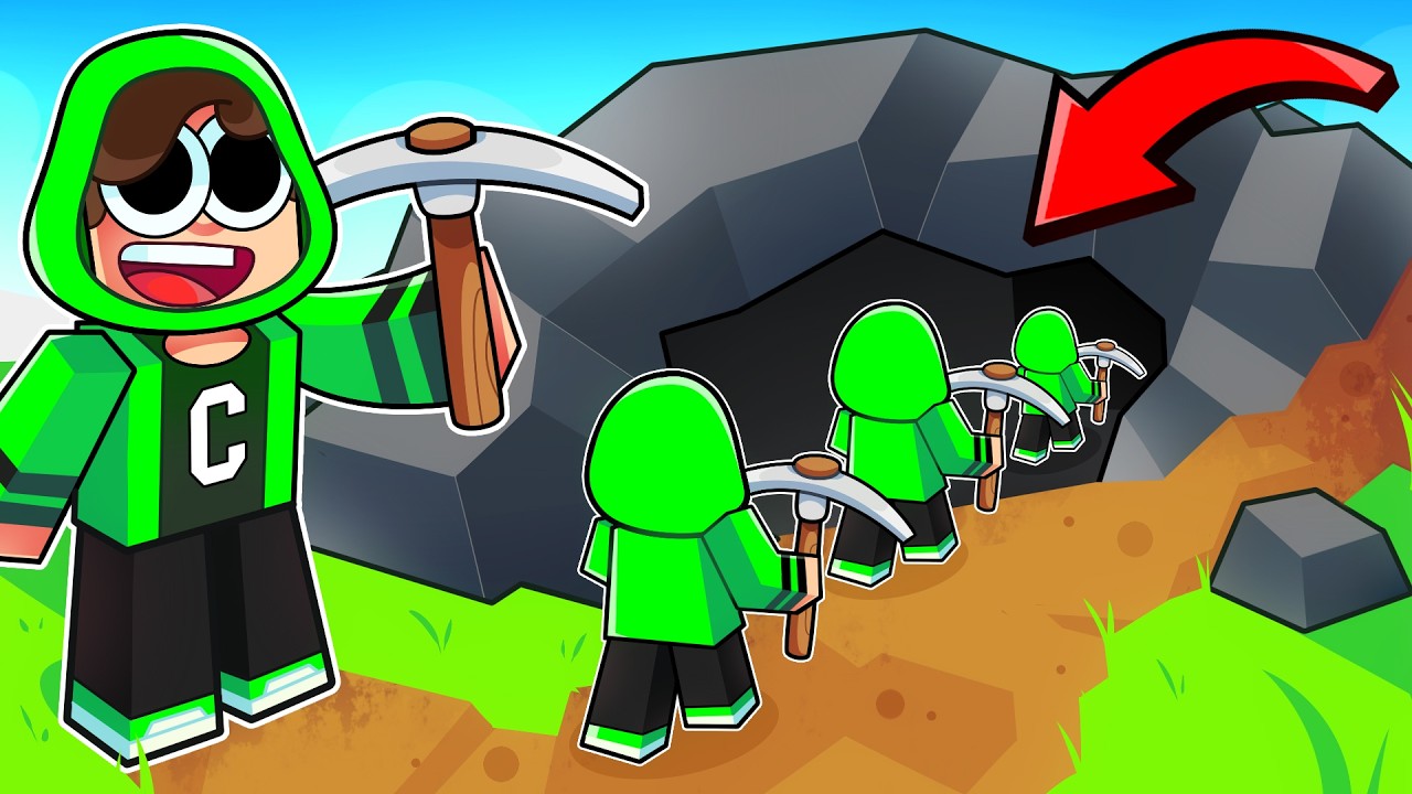 CRIEI CLONES INFINITOS para MINERAR no ROBLOX!