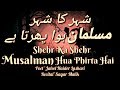 Shehar Ka Shehar Musalman Hua Phirta Hai | Jaleel Haider Lashari | Recital~Sagar Malik | Zauq e Adab Whatsapp Status Video Download Free