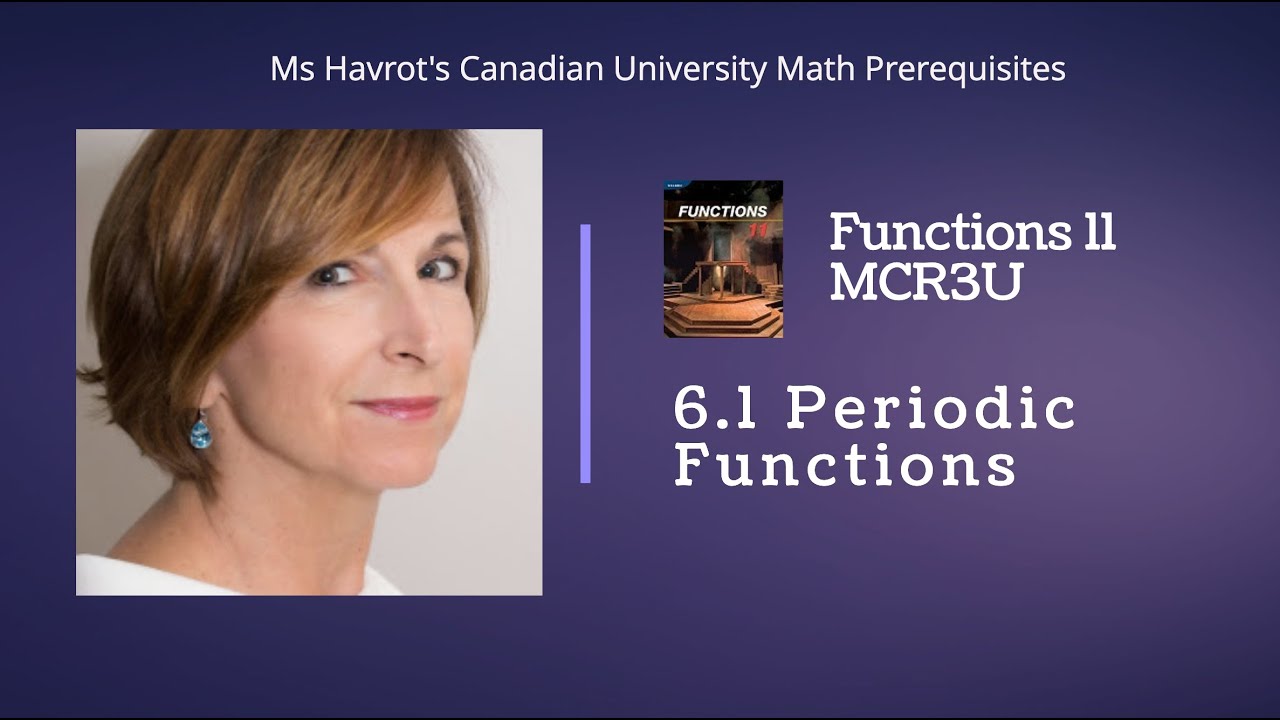 Functions 6.1 Periodic Functions