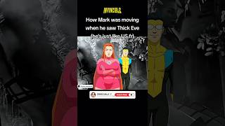 Mark Reacts to Thick Atom Eve 😍 #invincibleshorts