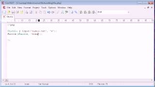 Famous Beginner PHP Tutorial   77   File Handling  Writing to a File Profile