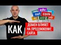 Как влияет доменное имя на продвиже