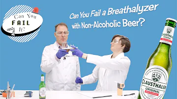 Will non-alcoholic beer show up on a breathalyzer test?