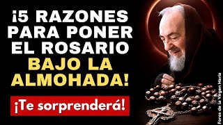 ¡El Padre Pío Revela! 5 razones Impactantes para Mantener el Rosario bajo tu Almohada de noche