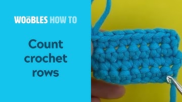How to count crochet rows