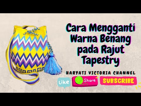 Video: Cara Merajut Gambar Berwarna