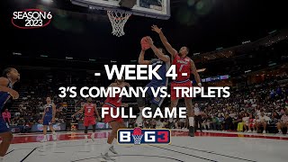 Season 6 Week 4 | 3's Company vs. Triplets | Full Game