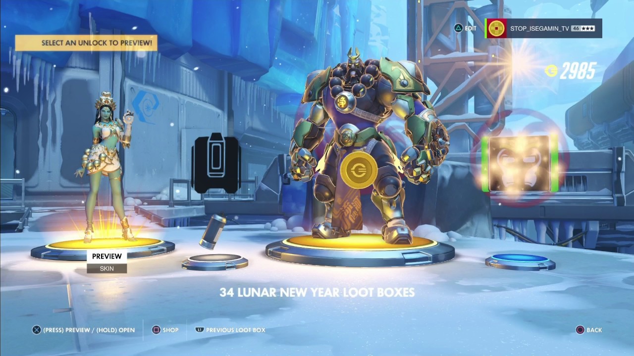 Lunar overwatch year skins xuanwu zarya Overwatch 77 Lunar New Year Loot Box Openings - YouTube