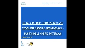 Metal Organic Frameworks: Tunable Hybrid Materials for Sustainability