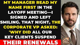 My Manager Read My Name First in the Layoff Meeting—I Signed and Left Smiling.