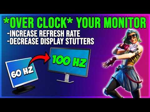 How to OverClock Your 60Hz Monitor | Increase Refresh Rate - Nvidia & AMD (Upto 100Hz)