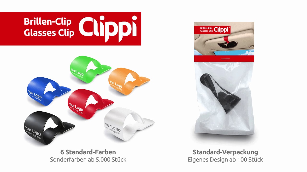 Video - Clippi Car Glasses Holder