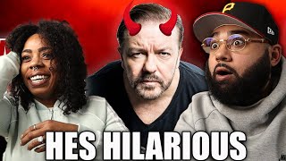 BLACK COUPLE REACTS - RICKY GERVIAS MOST SAVAGE MOMENTS!!