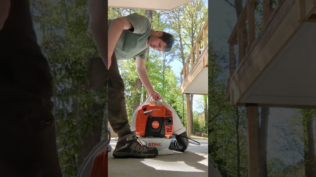 Stihl BR800X Startup