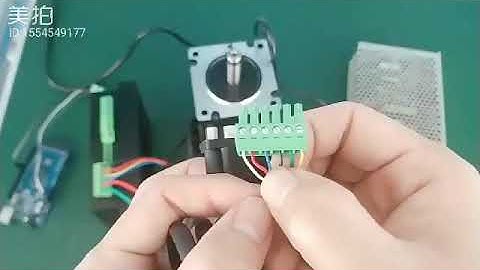 Nema34 Closed Loop Motor +Driver Connection Video