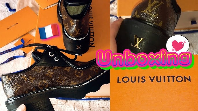 Louis Vuitton LV Beaubourg Platform Derby Cacao. Size 37.5