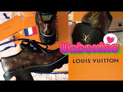 Unboxing Louis Vuitton LV BEAUBOURG PLATFORM DERBY Iconic Monogram